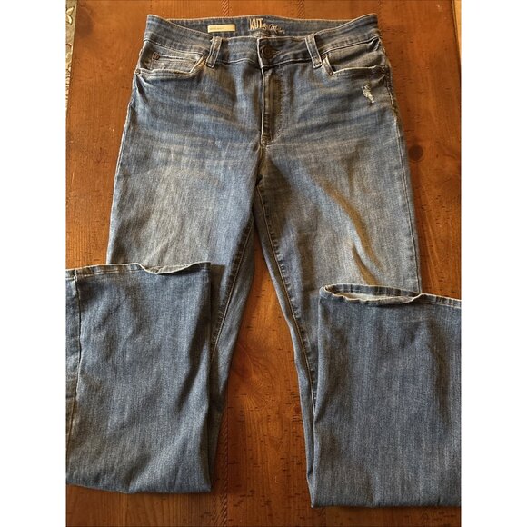 Kut From The Cloth Nicole Boot Cut Jeans Size 12 - Picture 1 of 8